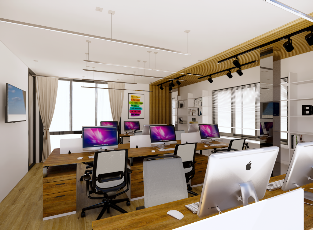 Nhà ở 3 Tầng kết hợp liên thông văn phòng nhưng vẫn đảo bảm sự riêng tư tuyệt đối 12 VP5 2