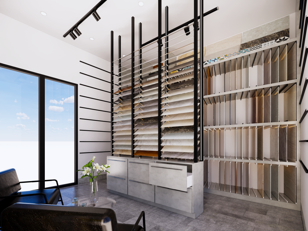 Nhà ở 3 Tầng kết hợp liên thông văn phòng nhưng vẫn đảo bảm sự riêng tư tuyệt đối 14 showroom 02 1
