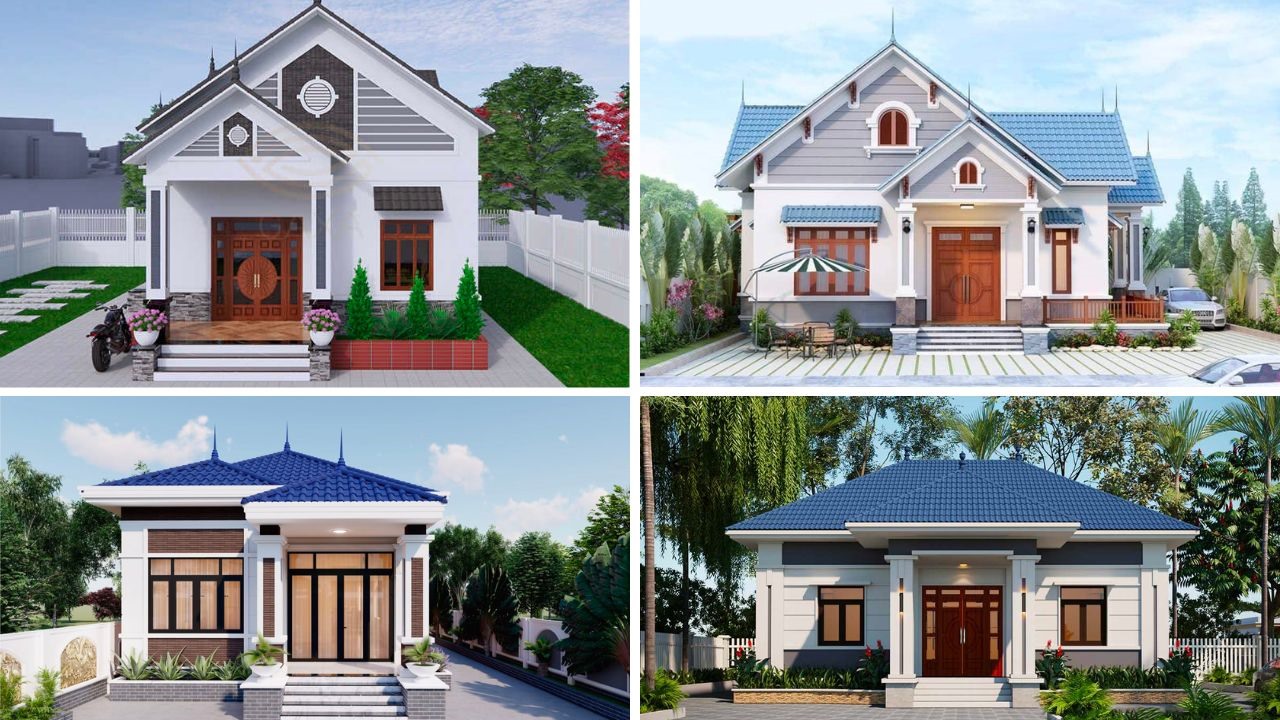 Thiết kế nhà đẹp cấp 4 với đa dạng kiểu mẫu HOT NHẤT HIỆN NAY 15 Thiet ke nha dep cap 4 hien dai nhat hien nay - Mihico Hue