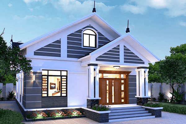 Thiết kế nhà đẹp cấp 4 với đa dạng kiểu mẫu HOT NHẤT HIỆN NAY 20 nha-cap-4-mai-thai-3-phong-ngu-24 mihico hue