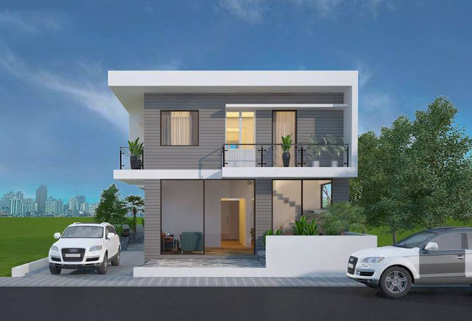 Thiết kế nhà đẹp tài chính 1 tỷ NÊN CHỌN MẪU NÀO 26 nha mai bang dep hien dai xu the xay nha 2024