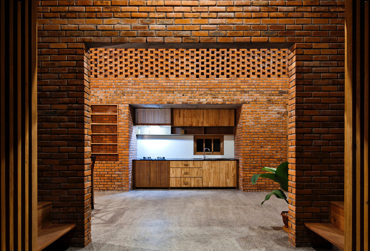 Thiết kế nhà vườn đẹp xây bằng gạch đỏ - GIẢN ĐƠN - THỜI THƯỢNG - PHONG CÁCH 47 thiet ke nha vuon gach do dep nhat hue - Mihico