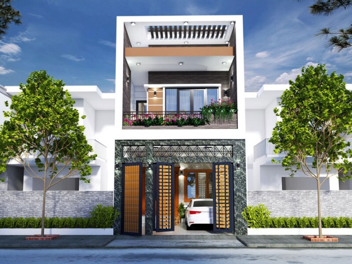 Thiết kế nhà đẹp 2 tầng HIỆN ĐẠI cùng XU HƯỚNG MỚI NHẤT 7 mau thiet ke nha 2 tang hien dai tai hue