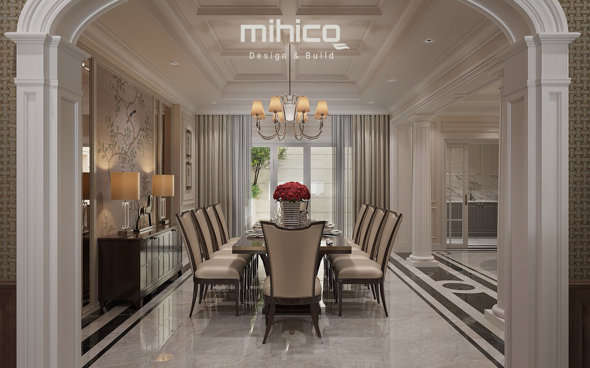 Villa Đông Dương mang dấu ấn cổ kính 3 Bang ve 5 1